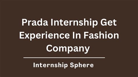 prada summer internship|prada job openings.